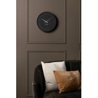 Nástenné hodiny Karlsson KA5850, čierna 30cm 